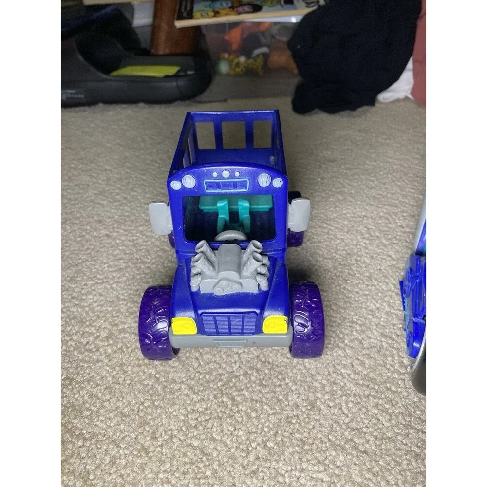 PJ Masks Toy Vehicle & Figure Lot Catboy Gekko Owlette Romeo Night Ninja Bus